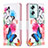 Custodia Portafoglio In Pelle Fantasia Modello Cover con Supporto B01F per Oppo A2 5G