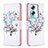 Custodia Portafoglio In Pelle Fantasia Modello Cover con Supporto B01F per Oppo A2 5G