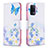 Custodia Portafoglio In Pelle Fantasia Modello Cover con Supporto B01F per Oppo A94 4G