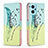 Custodia Portafoglio In Pelle Fantasia Modello Cover con Supporto B01F per Oppo A96 4G