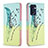 Custodia Portafoglio In Pelle Fantasia Modello Cover con Supporto B01F per Oppo Find X5 Lite 5G