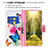 Custodia Portafoglio In Pelle Fantasia Modello Cover con Supporto B01F per Oppo K10 5G India