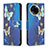 Custodia Portafoglio In Pelle Fantasia Modello Cover con Supporto B01F per Realme 11 5G