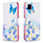 Custodia Portafoglio In Pelle Fantasia Modello Cover con Supporto B01F per Realme 7i RMX2193