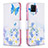 Custodia Portafoglio In Pelle Fantasia Modello Cover con Supporto B01F per Realme 8 4G