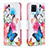 Custodia Portafoglio In Pelle Fantasia Modello Cover con Supporto B01F per Realme 8 4G