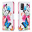 Custodia Portafoglio In Pelle Fantasia Modello Cover con Supporto B01F per Realme 8s 5G