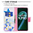 Custodia Portafoglio In Pelle Fantasia Modello Cover con Supporto B01F per Realme 9 Pro 5G