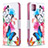 Custodia Portafoglio In Pelle Fantasia Modello Cover con Supporto B01F per Realme C20