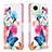 Custodia Portafoglio In Pelle Fantasia Modello Cover con Supporto B01F per Realme C30 Colorato