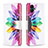Custodia Portafoglio In Pelle Fantasia Modello Cover con Supporto B01F per Samsung Galaxy A04 4G Multicolore
