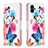 Custodia Portafoglio In Pelle Fantasia Modello Cover con Supporto B01F per Samsung Galaxy A05