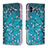 Custodia Portafoglio In Pelle Fantasia Modello Cover con Supporto B01F per Samsung Galaxy A10e