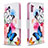 Custodia Portafoglio In Pelle Fantasia Modello Cover con Supporto B01F per Samsung Galaxy A11