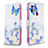 Custodia Portafoglio In Pelle Fantasia Modello Cover con Supporto B01F per Samsung Galaxy A11