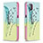 Custodia Portafoglio In Pelle Fantasia Modello Cover con Supporto B01F per Samsung Galaxy A12 5G