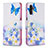 Custodia Portafoglio In Pelle Fantasia Modello Cover con Supporto B01F per Samsung Galaxy A13 5G Blu