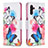 Custodia Portafoglio In Pelle Fantasia Modello Cover con Supporto B01F per Samsung Galaxy A13 5G Colorato