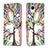 Custodia Portafoglio In Pelle Fantasia Modello Cover con Supporto B01F per Samsung Galaxy A23e 5G