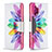 Custodia Portafoglio In Pelle Fantasia Modello Cover con Supporto B01F per Samsung Galaxy A32 4G