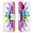 Custodia Portafoglio In Pelle Fantasia Modello Cover con Supporto B01F per Samsung Galaxy A32 5G