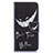 Custodia Portafoglio In Pelle Fantasia Modello Cover con Supporto B01F per Samsung Galaxy A50S Nero