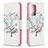 Custodia Portafoglio In Pelle Fantasia Modello Cover con Supporto B01F per Samsung Galaxy A52 4G