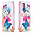 Custodia Portafoglio In Pelle Fantasia Modello Cover con Supporto B01F per Samsung Galaxy A52 4G Colorato