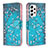Custodia Portafoglio In Pelle Fantasia Modello Cover con Supporto B01F per Samsung Galaxy A53 5G