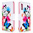 Custodia Portafoglio In Pelle Fantasia Modello Cover con Supporto B01F per Samsung Galaxy A70E Colorato