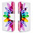 Custodia Portafoglio In Pelle Fantasia Modello Cover con Supporto B01F per Samsung Galaxy A70E Multicolore