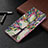 Custodia Portafoglio In Pelle Fantasia Modello Cover con Supporto B01F per Samsung Galaxy A71 4G A715