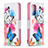 Custodia Portafoglio In Pelle Fantasia Modello Cover con Supporto B01F per Samsung Galaxy A72 4G Colorato