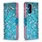 Custodia Portafoglio In Pelle Fantasia Modello Cover con Supporto B01F per Samsung Galaxy A72 5G