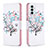 Custodia Portafoglio In Pelle Fantasia Modello Cover con Supporto B01F per Samsung Galaxy F23 5G