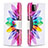 Custodia Portafoglio In Pelle Fantasia Modello Cover con Supporto B01F per Samsung Galaxy F42 5G Multicolore