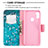 Custodia Portafoglio In Pelle Fantasia Modello Cover con Supporto B01F per Samsung Galaxy M11