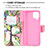 Custodia Portafoglio In Pelle Fantasia Modello Cover con Supporto B01F per Samsung Galaxy M12