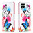 Custodia Portafoglio In Pelle Fantasia Modello Cover con Supporto B01F per Samsung Galaxy M33 5G Colorato