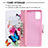 Custodia Portafoglio In Pelle Fantasia Modello Cover con Supporto B01F per Samsung Galaxy M40S