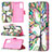 Custodia Portafoglio In Pelle Fantasia Modello Cover con Supporto B01F per Samsung Galaxy S20 FE 4G