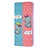 Custodia Portafoglio In Pelle Fantasia Modello Cover con Supporto B01F per Samsung Galaxy S21 Ultra 5G