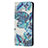 Custodia Portafoglio In Pelle Fantasia Modello Cover con Supporto B01F per Samsung Galaxy S22 Ultra 5G