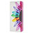 Custodia Portafoglio In Pelle Fantasia Modello Cover con Supporto B01F per Samsung Galaxy S22 Ultra 5G Colorato