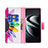 Custodia Portafoglio In Pelle Fantasia Modello Cover con Supporto B01F per Samsung Galaxy S24 Plus 5G