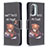 Custodia Portafoglio In Pelle Fantasia Modello Cover con Supporto B01F per Xiaomi Mi 11i 5G