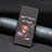 Custodia Portafoglio In Pelle Fantasia Modello Cover con Supporto B01F per Xiaomi Mi 13 Pro 5G Grigio Scuro