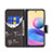 Custodia Portafoglio In Pelle Fantasia Modello Cover con Supporto B01F per Xiaomi POCO M3 Pro 5G