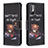 Custodia Portafoglio In Pelle Fantasia Modello Cover con Supporto B01F per Xiaomi POCO M3 Pro 5G Grigio Scuro