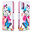 Custodia Portafoglio In Pelle Fantasia Modello Cover con Supporto B01F per Xiaomi Poco M5S